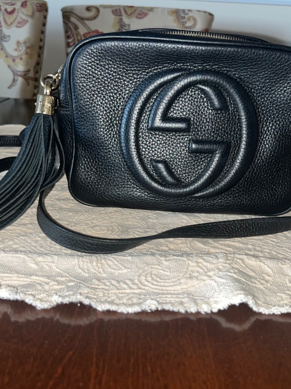 Gucci Black Soho Small Leather Disco Bag - Picture 3 of 7
